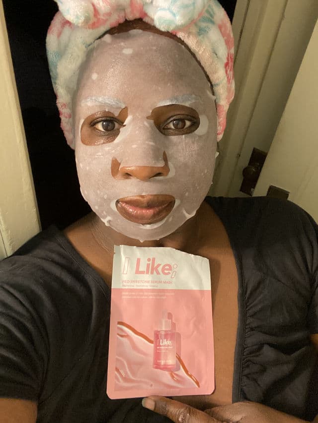 Audrey & Young I Like Red Sweetone Serum Mask review photo by Georgialion47