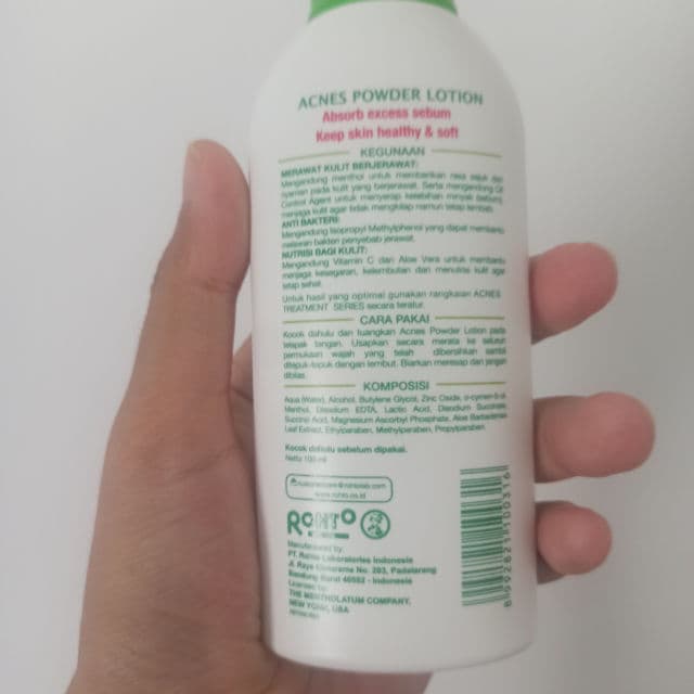 Acnes Powder Lotion product review