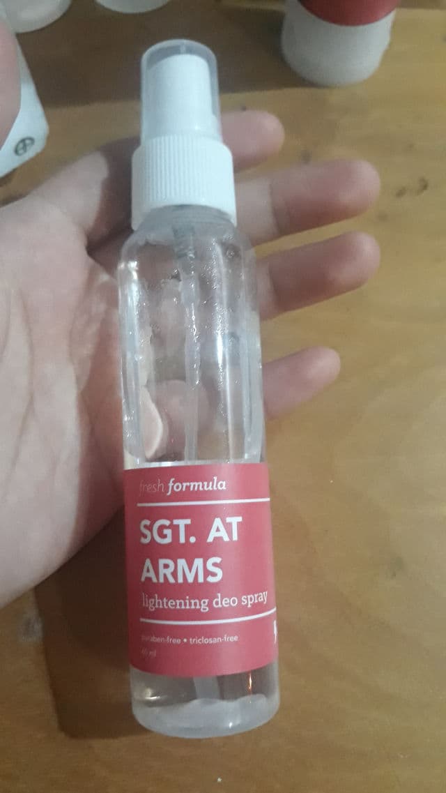 Fresh Formula Sgt. At Arms Lightening Deo Spray review photo by Gray17