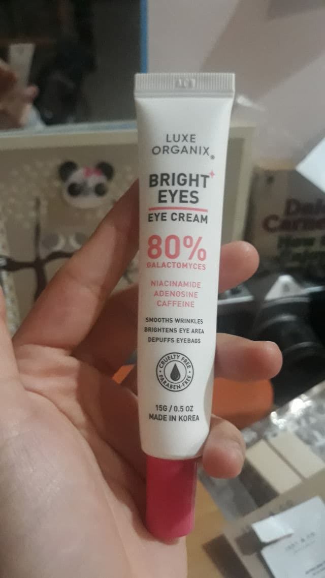 Luxe Organix Bright Eyes Eye Cream 80% Galactomyces review photo by Gray17