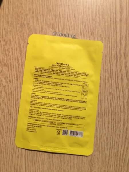 WellDerma  Calendula Calming Soon Mask review photo by Vivianie