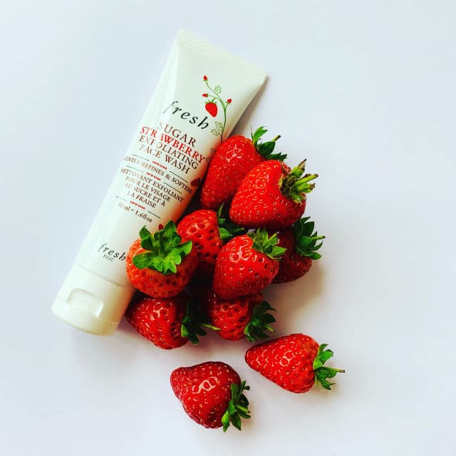 fresh Sugar Strawberry Exfoliating Face Wash review photo by HFBeauty