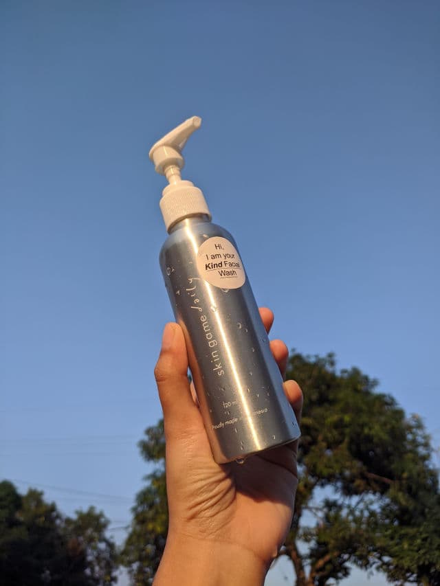 Skin game Daily Kind Facial Wash review photo by Haiglowingskin