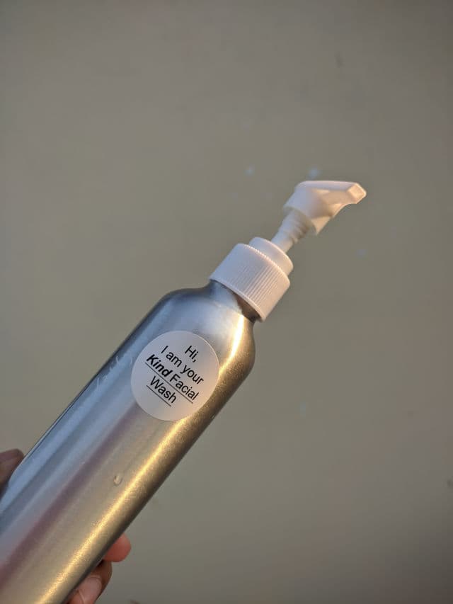 Skin game Daily Kind Facial Wash review photo by Haiglowingskin