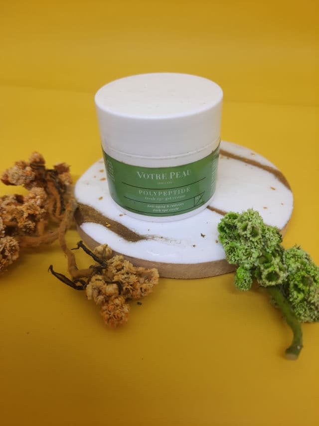 Votre Peau Polypeptide Fresh Eye Gel Cream review photo by glowediaries