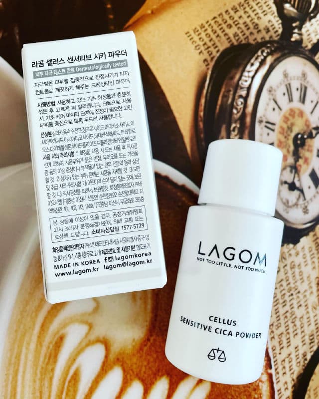 Lagom Cellus Sensitive Cica Powder review photo by HeidiD