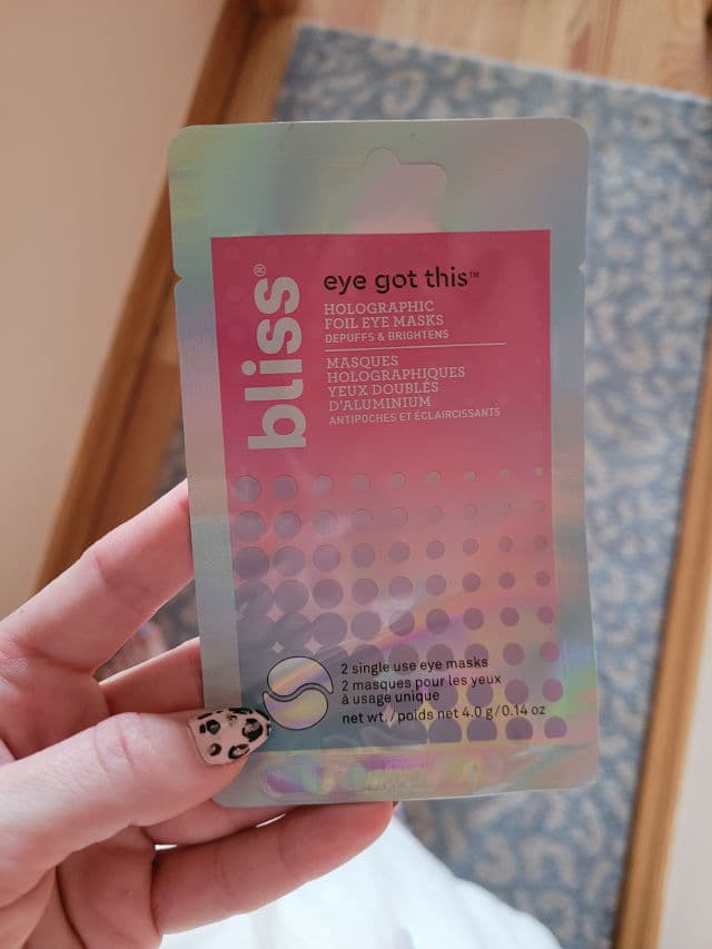 Bliss The Detoxifier Holographic Foil Sheet Mask with Charcoal Powder review photo by HelgaAv