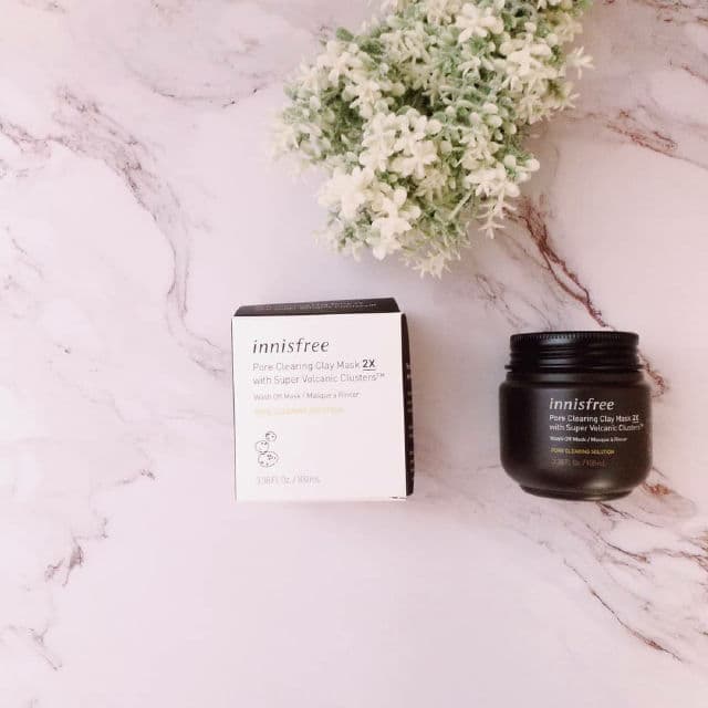 INNISFREE Pore Clearing Clay Mask 2X with Super Volcanic Clusters review photo by Hendrika01
