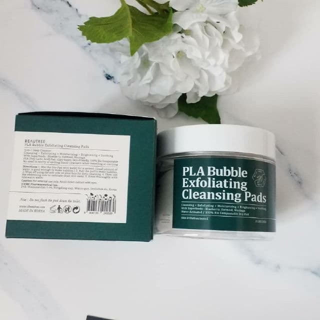 Beautree PLA Bubble Exfoliating Cleansing Pads review photo by Hendrika01