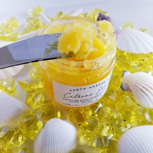 Earth Harbor Naturals Citrine Sea Purifying Exfoliation Potion review photo by Hendrika01