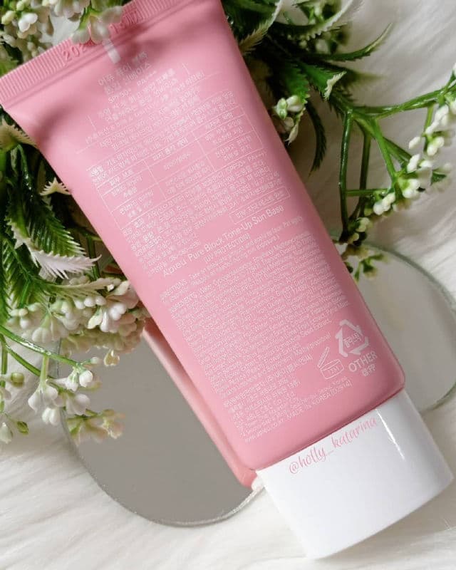 A'pieu Pure Block Tone-Up Sun Base SPF50+/PA+++ review photo by Hollykatarina