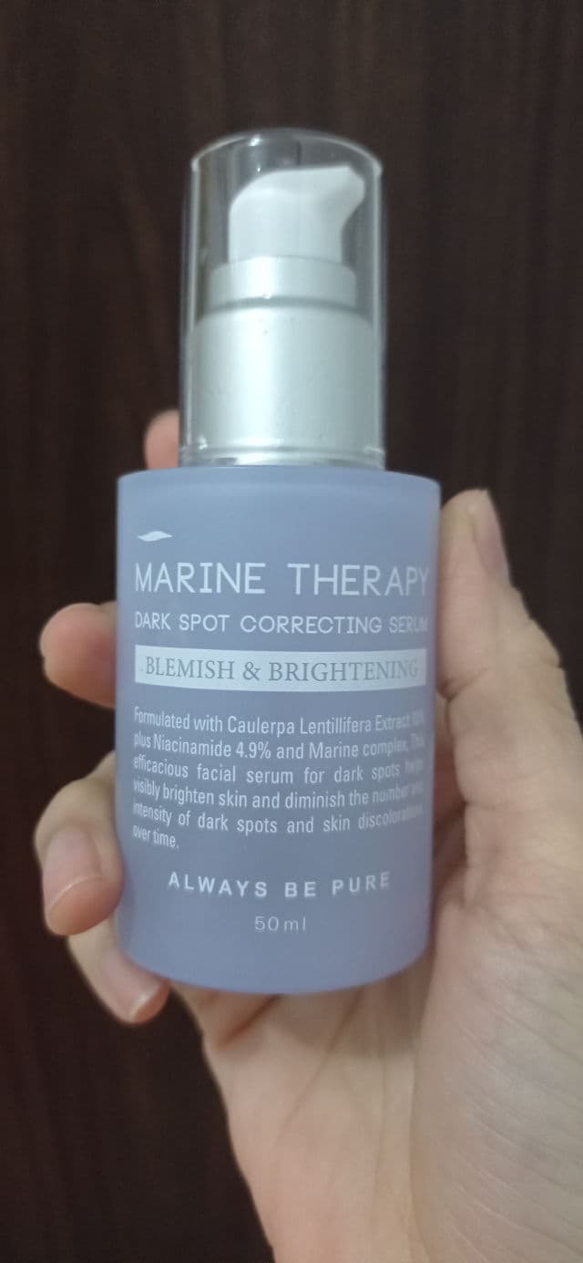 ALWAYS BE PURE Marine Therapy Dark Spot Correcting Serum review photo by Hollykatarina