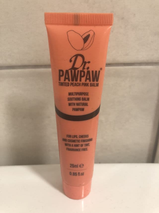 Dr. PAWPAW Tinted Peach Pink Balm review photo by Honeybun