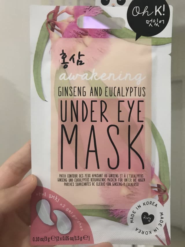Oh K! Ginseng & Eucalyptus Under Eye Mask review photo by Ilovecindtania