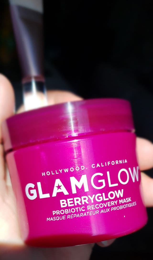GlamGlow Berry Glow Probiotic Recovery Face Mask review photo by ImAngie