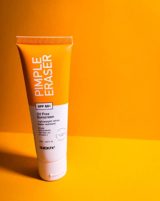 QUICK FX Pimple Eraser Oil Free Sunscreen with SPF 50+ review photo by IssaMarie