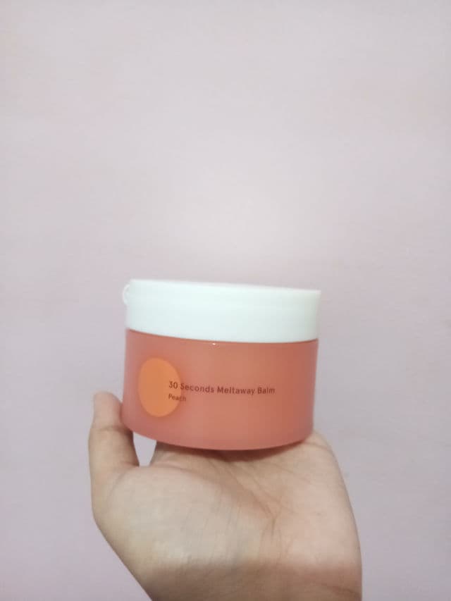 Dear Me Beauty 30 Seconds Meltaway Balm Peach review photo by Istiqomah