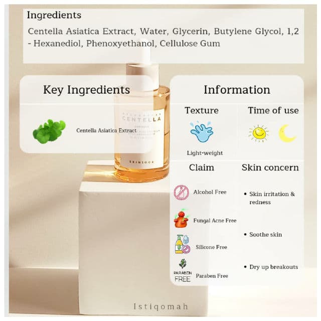 SKIN1004 [Discontinued] Madagascar Centella Asiatica 100 Ampoule (100ml) review photo by Istiqomah