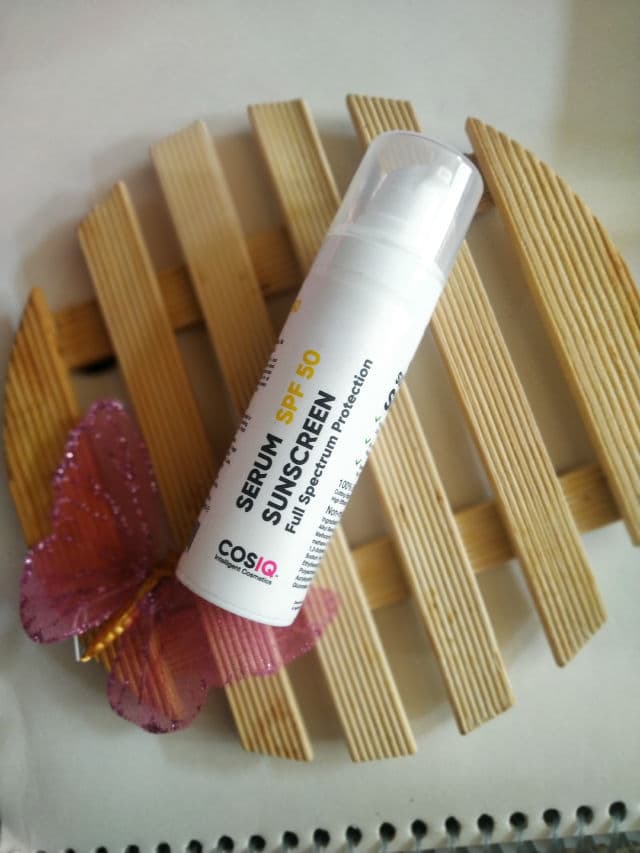 COSiQ SPF 50 Sunscreen Serum review photo by itsskincare2