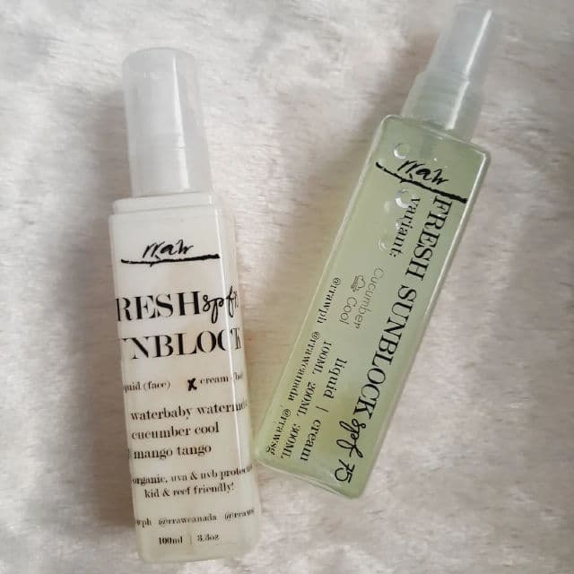 rraw Fresh SPF 75 Sunblock - Cucumber Cool review photo by IvyPedrozo
