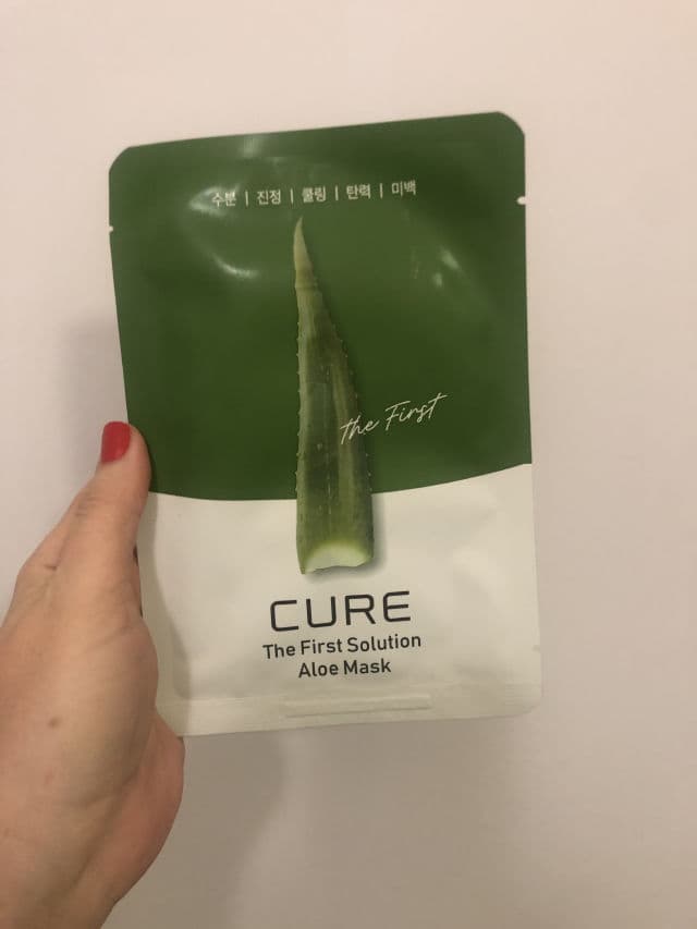 Cure The First Solution Aloe Mask Pack 1 Sheet review photo by JMG