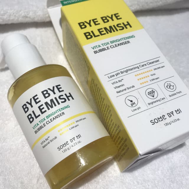 Some By Mi Bye Bye Blemish Vita Tox Brightening Bubble Cleanser review photo by Janetliono