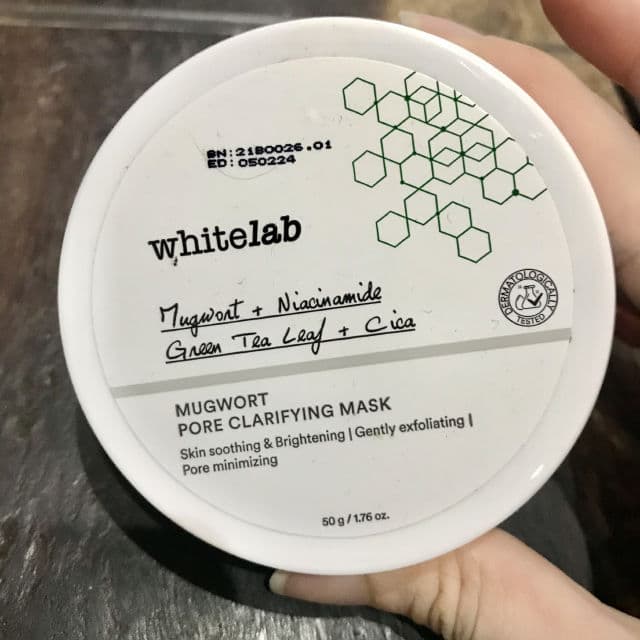 whitelab Mugwort Pore Clarifying Mask review photo by Janetliono