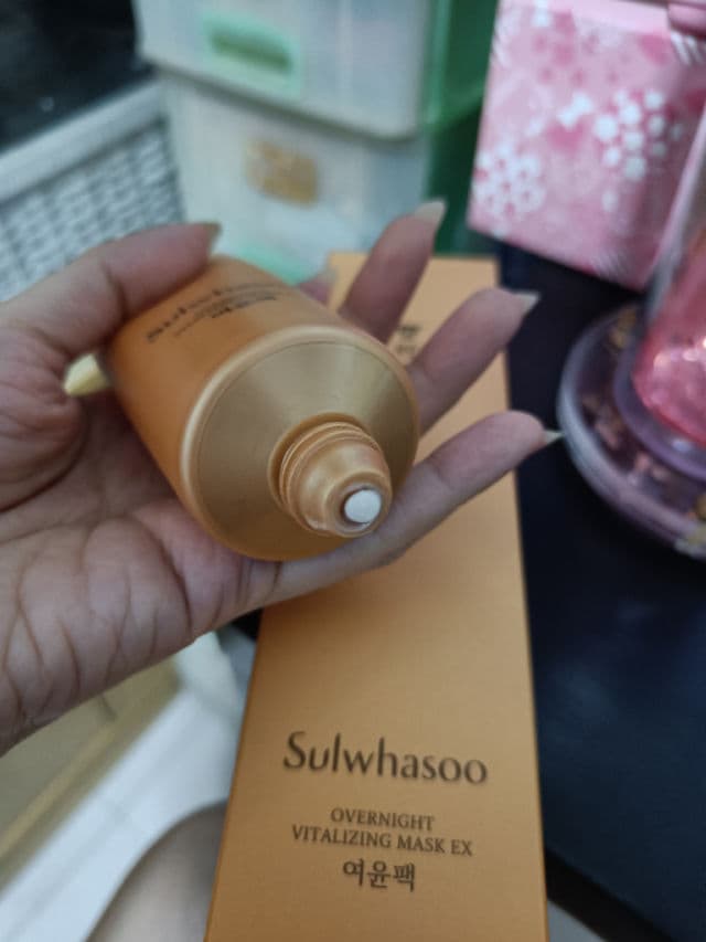 Sulwhasoo Overnight Vitalizing Mask EX review photo by Jenxel