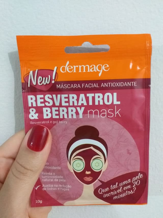 Dermage Máscara Facial Antioxidante Resveratrol e Berry Mask review photo by JessKbeauty