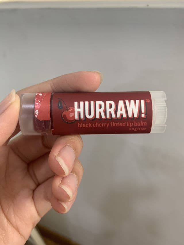 Hurraw! Black Cherry Tinted Lip Balm review photo by JoChua