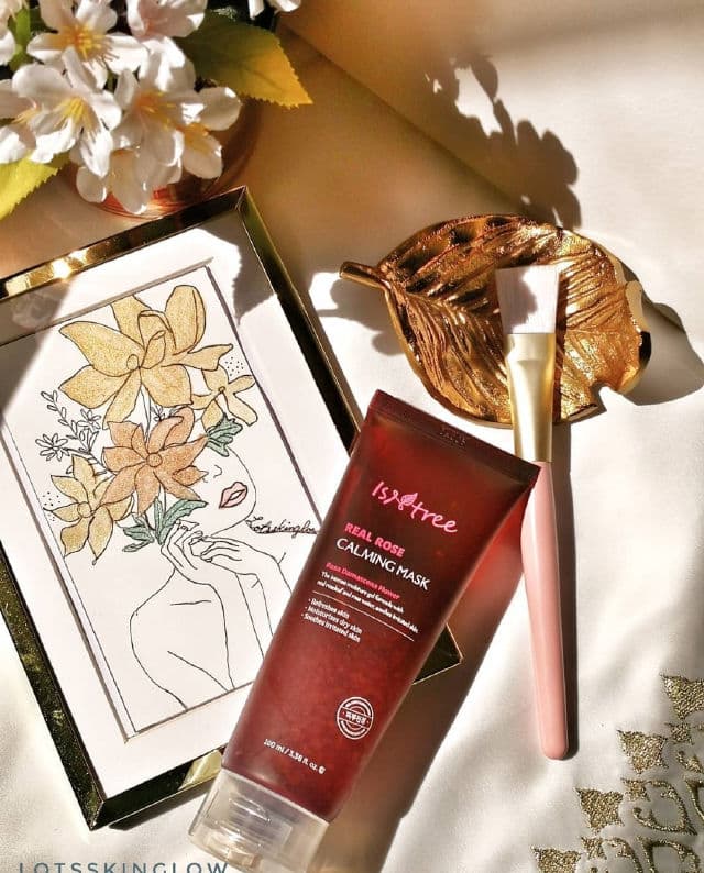 ISNTREE Real Rose Calming Mask review photo by Jonette