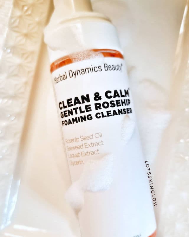 Herbal Dynamics Beauty Clean & Calm® Gentle Rosehip Foaming Cleanser review photo by Jonette