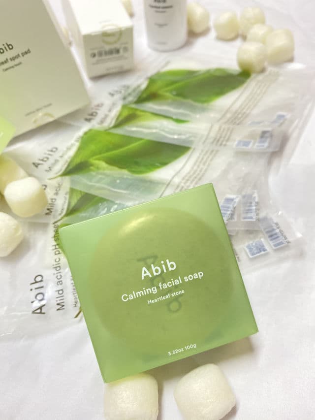 Abib Calming Facial Soap - Heartleaf Stone review photo by Junnye