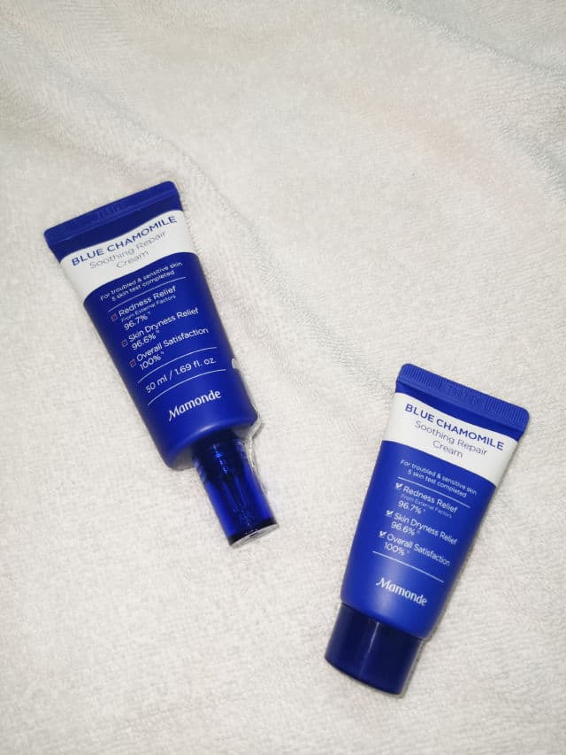 Mamonde Blue Chamomile Soothing Repair Cream review photo by Jxtham