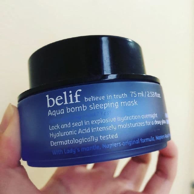 belif Aqua Bomb Sleeping Mask review photo by Jennycares