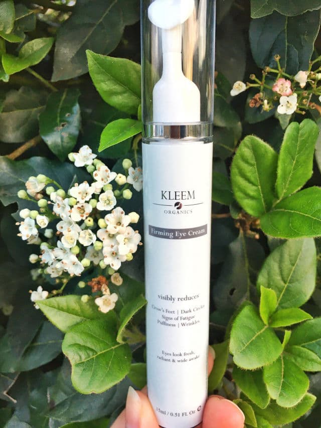 Kleem Organics Firming Eye Cream review photo by KWYNBeauty