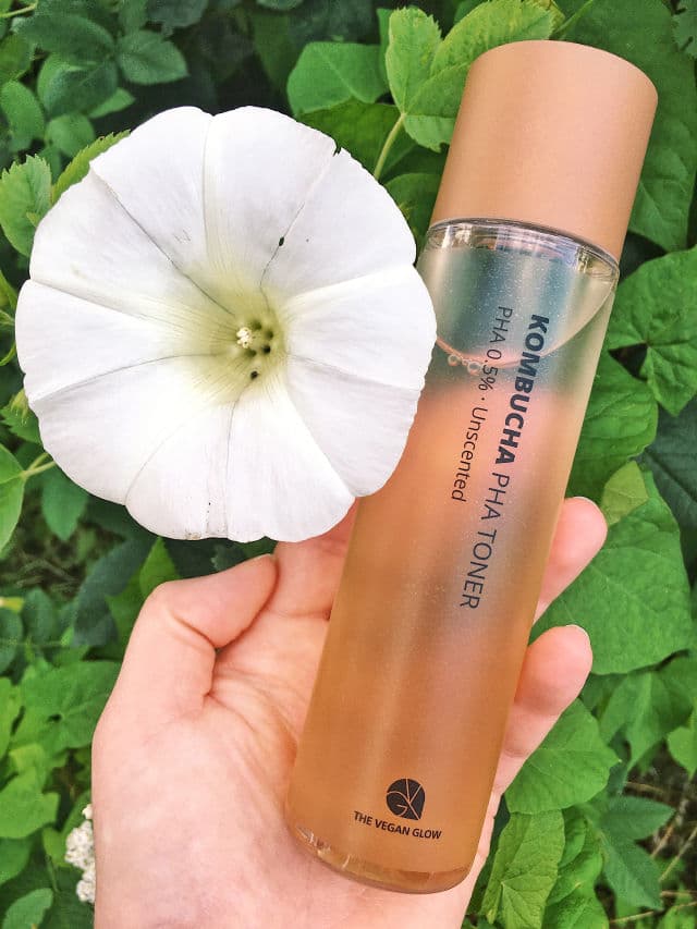 The Vegan Glow Kombucha PHA Toner review photo by KWYNBeauty