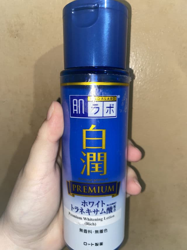 Hada Labo Premium Whitening Lotion (Rich) review photo by Kaiiixx