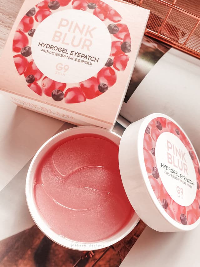 G9 SKIN Pink Blur Hydrogel Eye Patch review photo by thesundaefave