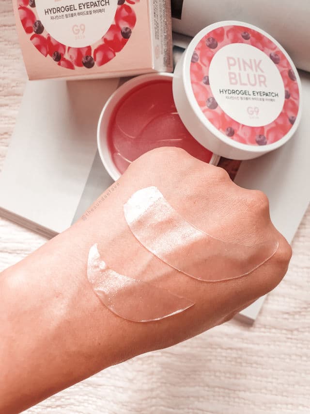 G9 SKIN Pink Blur Hydrogel Eye Patch review photo by thesundaefave