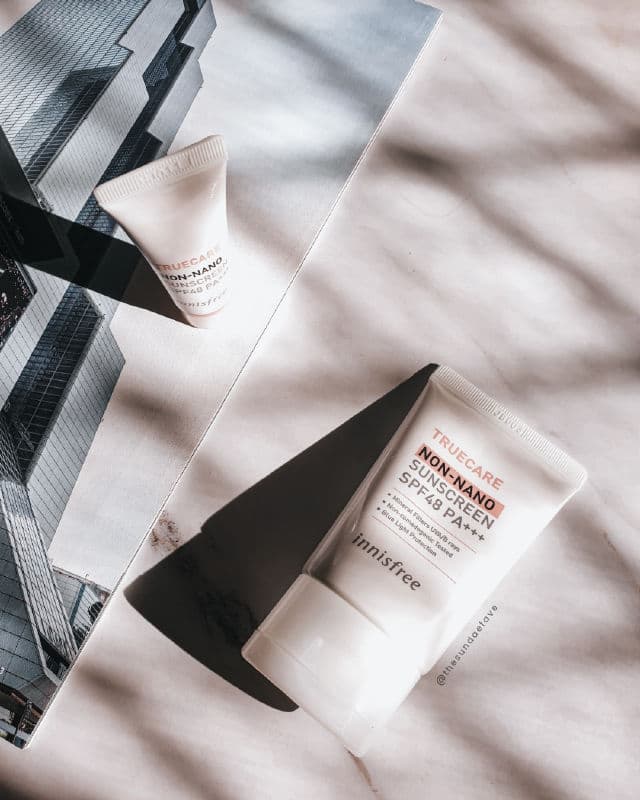 INNISFREE Truecare Non-Nano Sunscreen SPF48 PA+++ review photo by thesundaefave