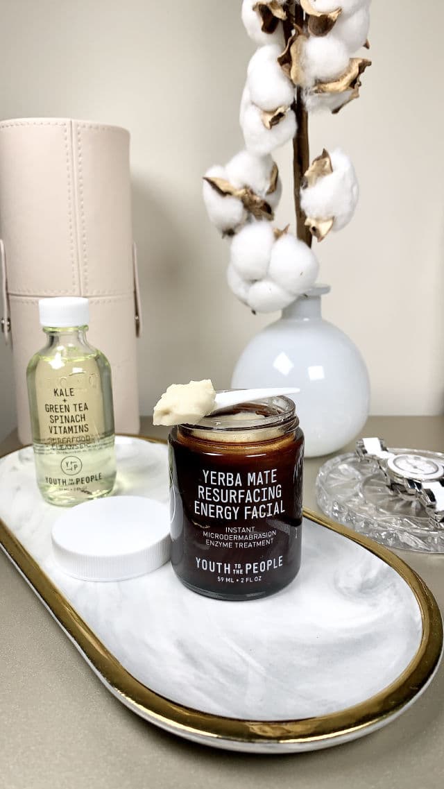Youth To The People Yerba Mate Resurfacing + Exfoliating Energy Facial with Enzymes review photo by Katerynabeauty