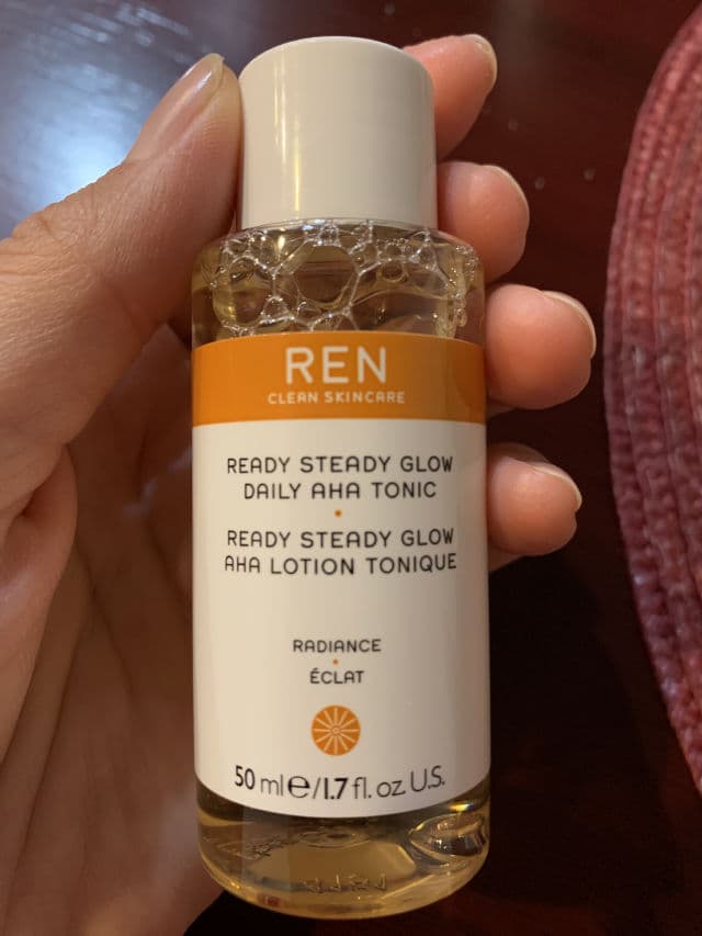 Ren Ready Steady Glow Daily AHA Tonic review photo by Katerynabeauty