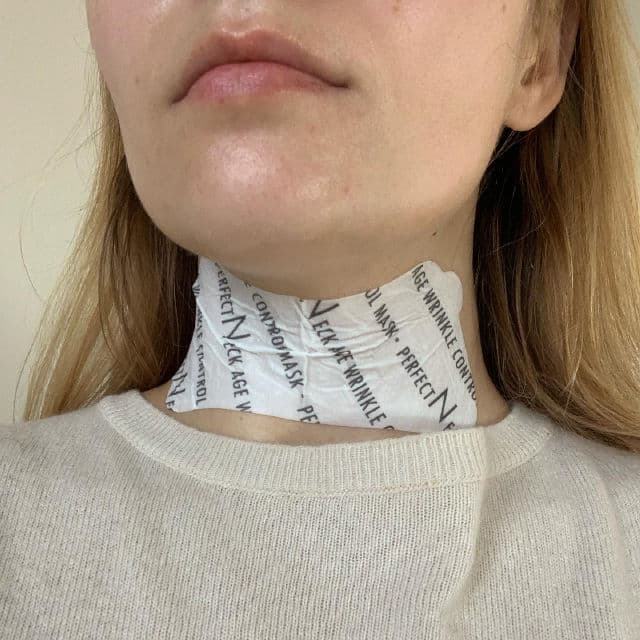Avajar Perfect Neck Age Wrinkle Control Mask review photo by Katerynabeauty