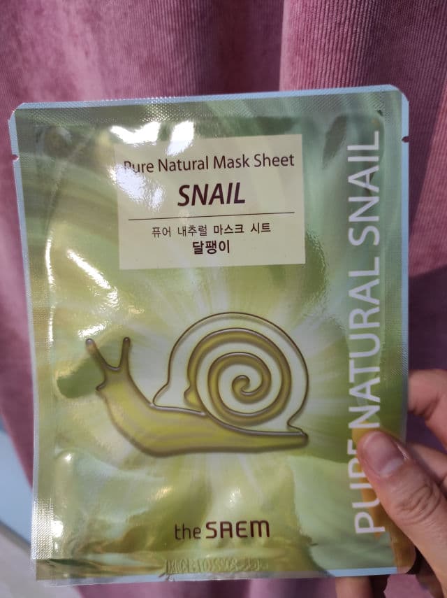 THE SAEM Pure Natural Snail Mask Sheet review photo by Katherina