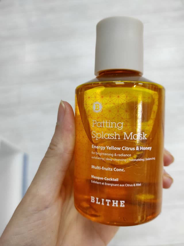 BLITHE Patting Splash Mask - Yellow Citrus & Honey review photo by Katherina