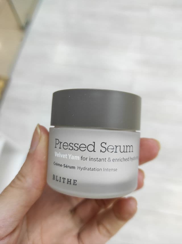 BLITHE Velvet Yam Pressed Serum review photo by Katherina
