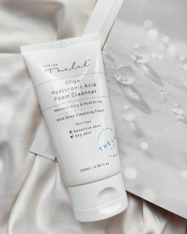 THE LAB by blanc doux Oligo Hyaluronic Acid Foam Cleanser review photo by Katherina
