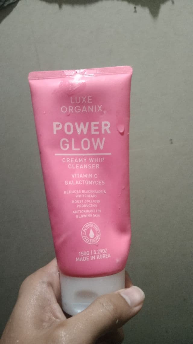 Luxe Organix Power Glow Creamy Whip Cleanser review photo by Katho