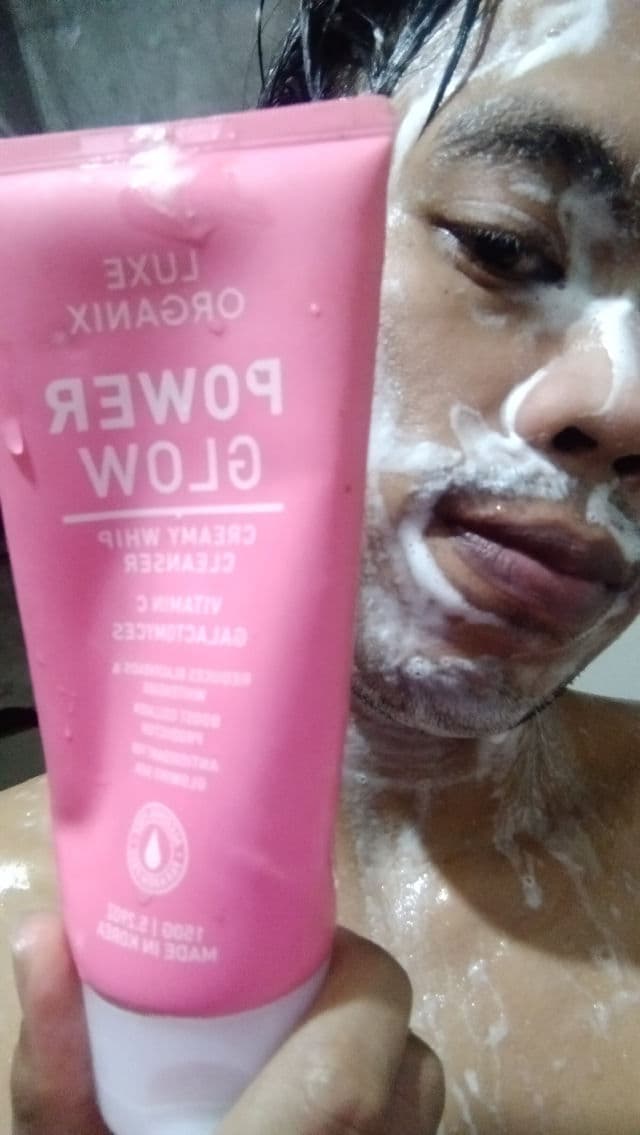 Luxe Organix Power Glow Creamy Whip Cleanser review photo by Katho